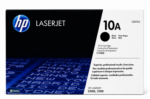 Original HP 10A Black LaserJet Toner Cartridge (Q2610A)