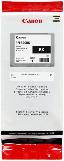 Original Canon PFI-320 Black High-Yield Ink Cartridge (2890C001)