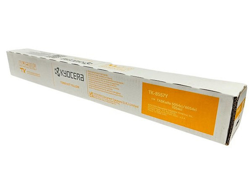 Original Kyocera 1T02XCAUS0 Yellow Toner Cartridge (TK-8557Y)