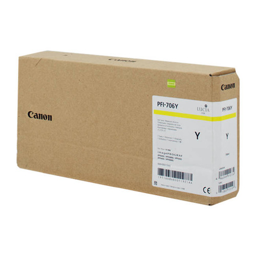 6684B001 | Canon PFI-706 | Original Canon Ink Cartridge - Yellow