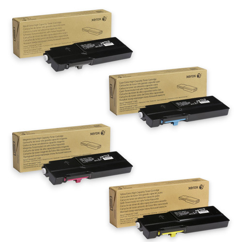 Original Xerox VersaLink C400/C405 Extra High-Yield Toner Set (106R03524, 106R03526, 106R03527, 106R03525)