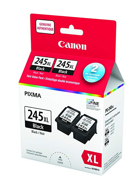 8278B010 | Canon PG-245XL | Original Canon High-Yield Ink Cartridge Twin Pack - Black