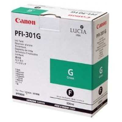 1493B001 | Canon PFI-301G | Original Canon Ink Cartridge - Green