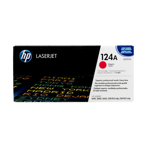 Q6003A | HP 124A | Original HP Toner Cartridge – Magenta