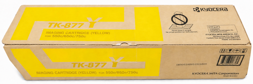 Original Kyocera TK-877Y / 1T05JNAUS0 Yellow Toner Cartridge