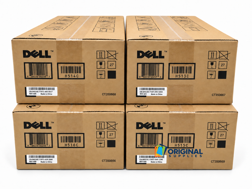 Original Dell 3130cn High-Yield Toner Set (H516C, H513C, H514C, H515C)
