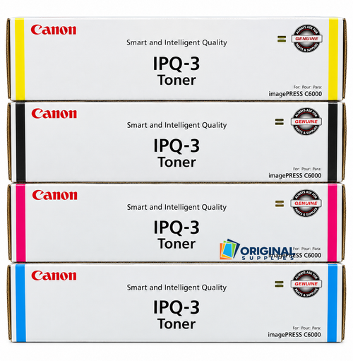 Original Canon IPQ-3 Toner Set (2548B003, 2549B003, 2550B003, 2551B003)