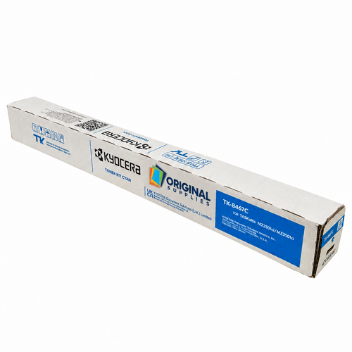 Original Kyocera 1T0C2LCUS0 Cyan Toner Cartridge (TK-8467C)