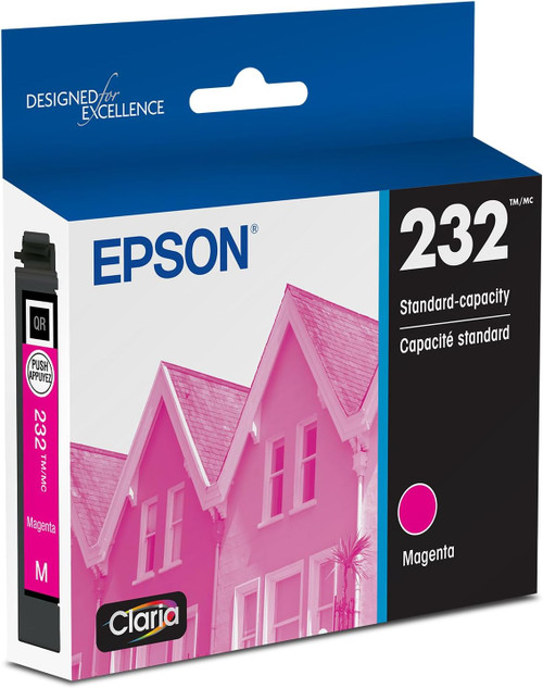 Original Epson® 232 Magenta Claria® Standard-Yield Ink Cartridge (T232320S)