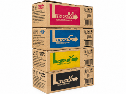 Original Kyocera TK-592 Toner Set (TK592K, TK592C, TK592M, TK592Y)