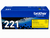 Original Brother TN-221 Laser Toner Set (TN221BK, TN221C, TN221M, TN221Y) - Black, Cyan, Magenta, Yellow