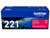 Original Brother TN-221 Laser Toner Set (TN221BK, TN221C, TN221M, TN221Y) - Black, Cyan, Magenta, Yellow