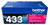 Original Brother TN-433 Laser Toner Set (TN433BK, TN433C, TN433M, TN433Y) - Black, Cyan, Magenta, Yellow