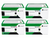 Original Lexmark High-Yield Laser Toner Set (74C1HC0, 74C1HK0, 74C1HM0, 74C1HY0) - Black, Cyan, Magenta, Yellow