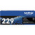 Original Brother TN229 Laser Toner Set (TN229BK, TN229C, TN229M, TN229Y) - Black, Cyan, Magenta, Yellow