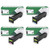 Original Lexmark Laser Toner Set (72K10K0, 72K10C0, 72K10M0, 72K10Y0) - Black, Cyan, Magenta, Yellow