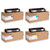 Original Ricoh SP C250dn Laser Toner Set (407539, 407540, 407541, 407542 ) - Black, Cyan, Magenta, Yellow