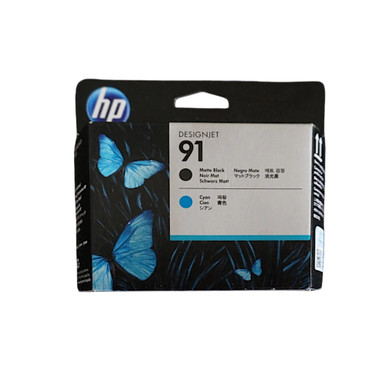 Original HP 91 Cyan, Matte Black Ink Cartridge (C9460A)