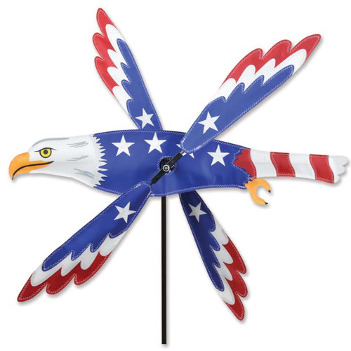 PATRIOTIC EAGLE WHIRLIGIG 25 inch