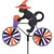 Celebrate the Halloween season with this Black Cat on a Bike! Brimming with color and vitality our collection of bicycle spinners has something for everyone and every season