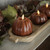 4" BRONZE 3D FLAME TALL BRONZE PUMPKIN CANDLE