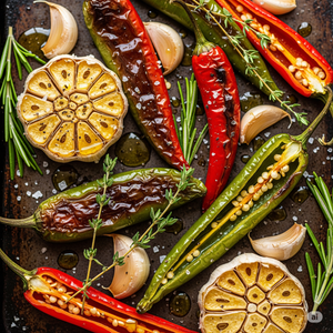 Roasted Chili and Garlic Olive Oil Roasted Chili and Garlic Olive Oil