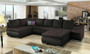 Salisbury U shaped sofa bed with storage S66