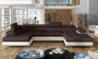 Chester U shaped sofa bed with storage S26/S33