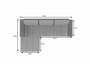 Lisburn corner sofa bed with storage B03/S66