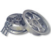 6" Tri-Star Floater Wheel, 3" Wide (Aluminum) (AZ1192)
