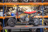 Mega Moto 80 Suspension Front Brake Kit (MM80FBK-SUS) Mounted on Minibike