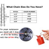 Chain Size Chart Chain Size Chart