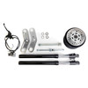 Silver Premium Front End Suspension Kit for the TrailMaster MB200 and Hurricane 200x Minibike