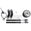 Black Premium Front End Suspension Kit for the TrailMaster MB200 and Hurricane 200x Minibike