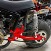 Mega Moto 212 Rear Swing Arm Kit (MM212SWING) Left Side on RT200 minibike