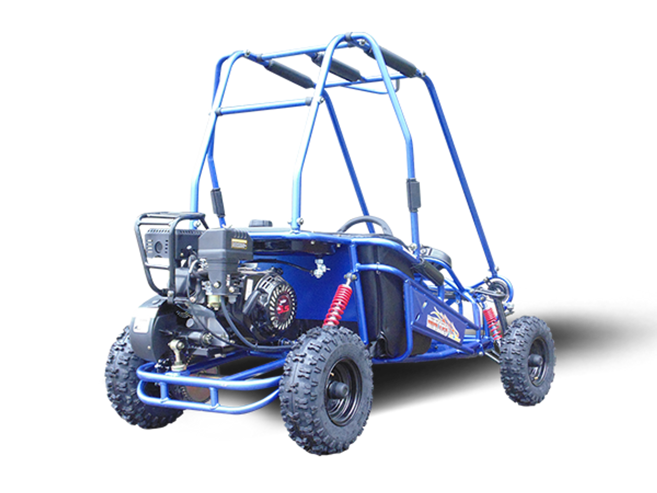 TrailMaster MINI XRS+ Go-Kart (TM-MINIXRS+) Blue Passenger Rear