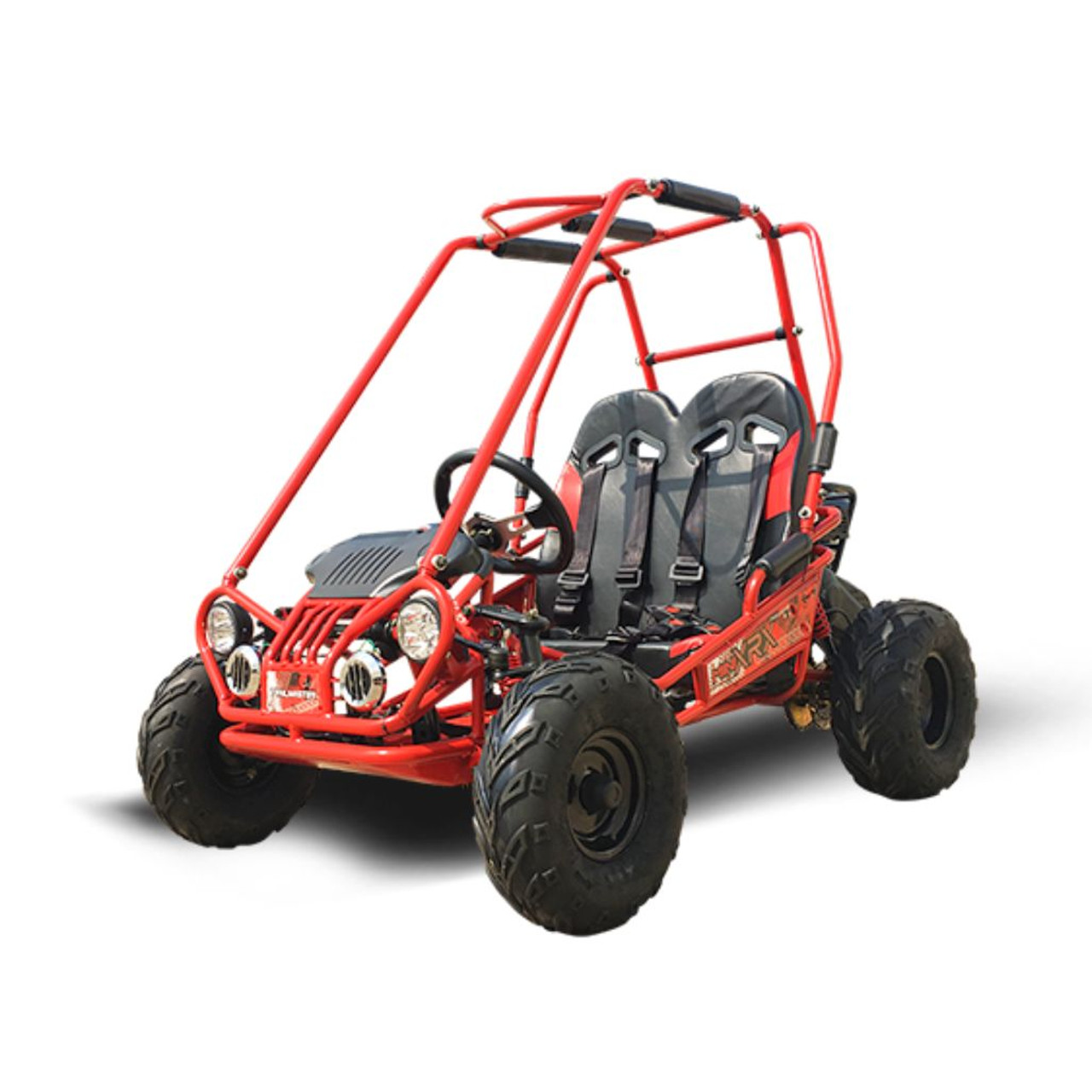 TrailMaster MINI XRX+ Go-Kart Red Front Driver