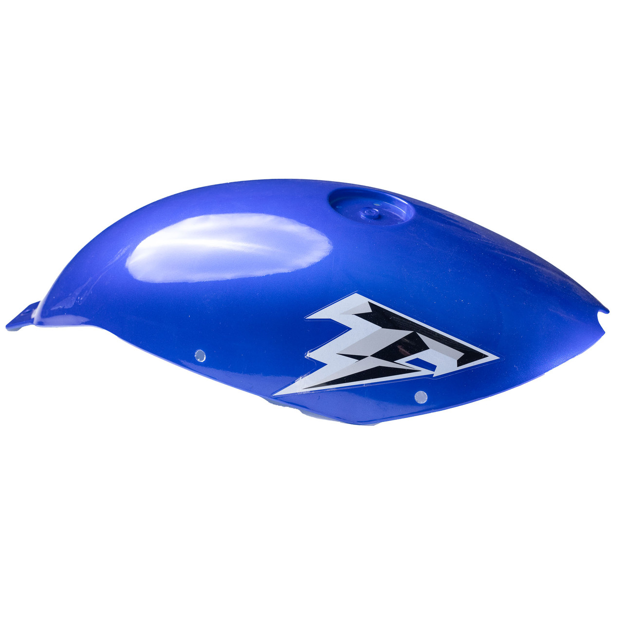 Dummy Fuel Tank, Hurricane 200X (65003-H) Side view of Blue Dummy Tank for TrailMaster Hurricane 200x