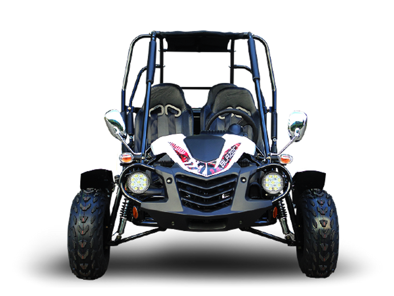 TrailMaster Blazer 4 200X Go-Kart (TM-BLAZER4200X) White