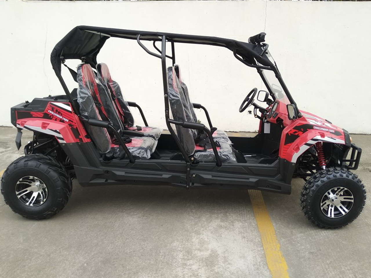 TrailMaster Challenger 4-Seater 200EX UTV (EFI) (TM-CHALLENGER4200EX), Adult UTV, Side By Seat, Family Utility Vehicle, Four Seater