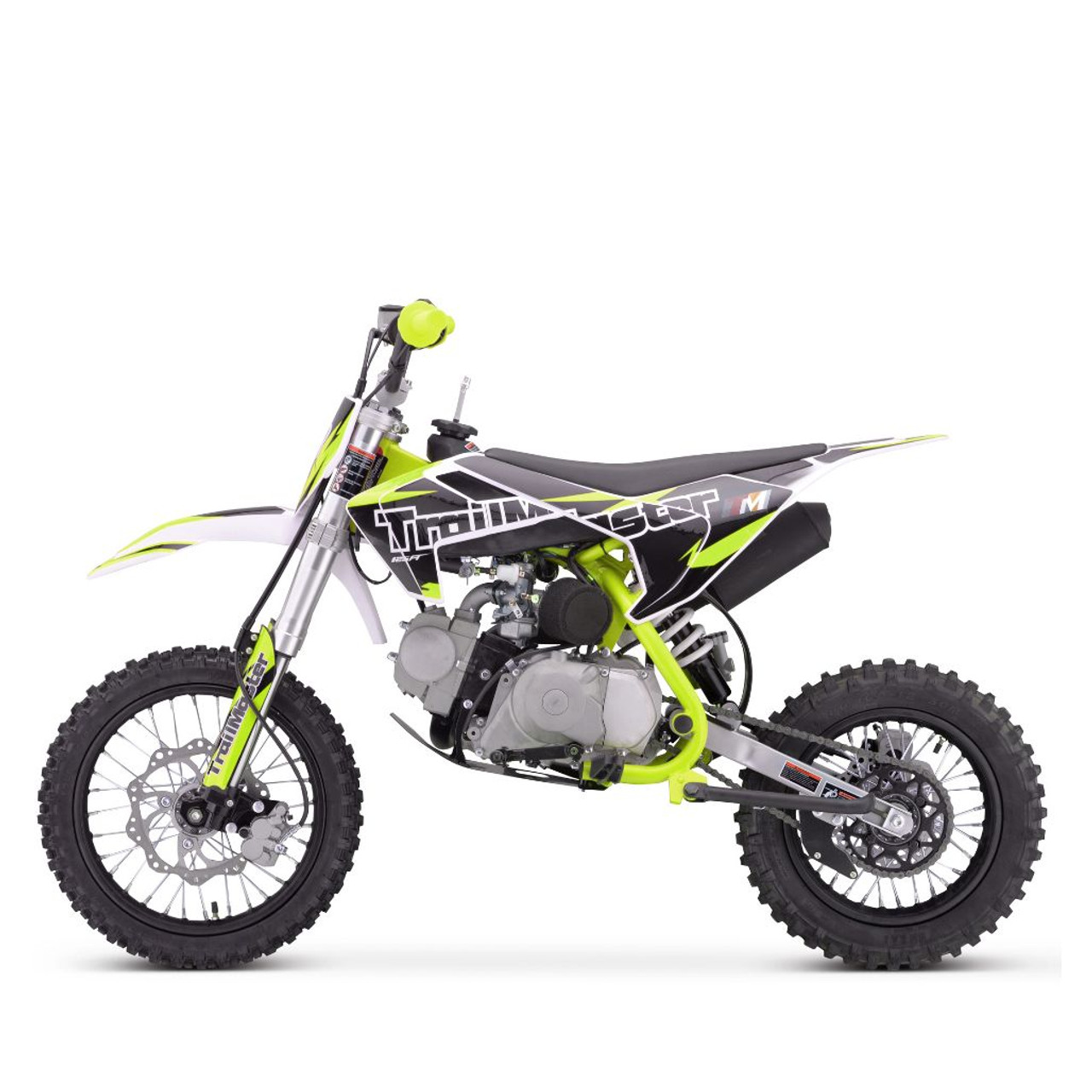 TrailMaster 125cc Dirt Bike Semi-Auto, Electric Start (TM23-125) (TM23-125) Green