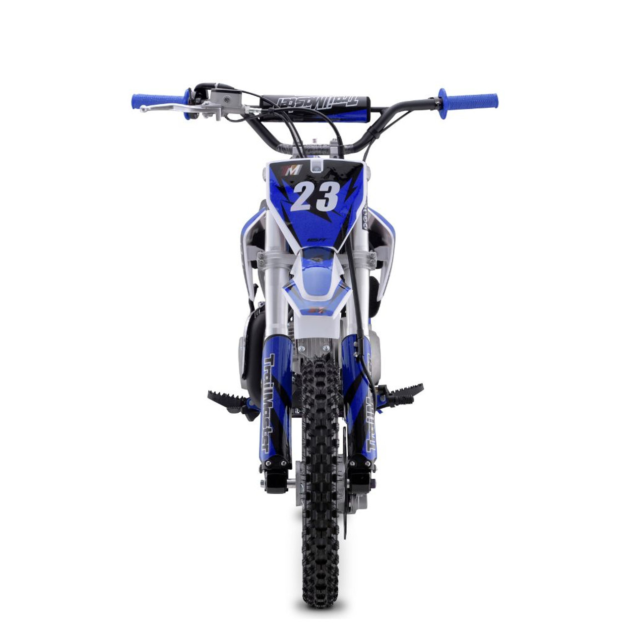 TrailMaster 125cc Dirt Bike Semi-Auto, Electric Start (TM23-125) (TM23-125) Blue