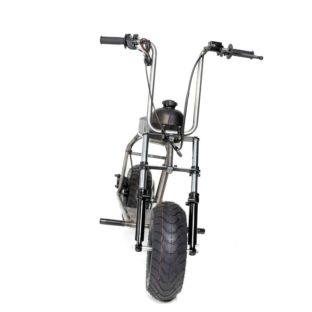 Rascal Mini Bike Roller Kit (RASCALMBROLLERKIT) with 15" Street Tires and Telescopic Front Suspension