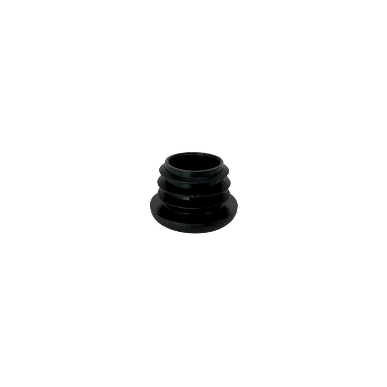Plastic Cap For 7/8" Tube, Flat Black (RN.875DBK1)