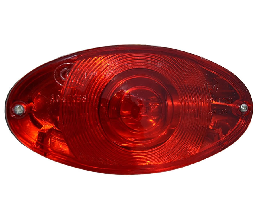 Brake / Tail Light 150cc, Oval - GoPowerSports.com