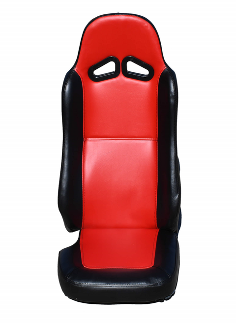 Seat for Go-Kart or Buggy RED BLACK - Version 5