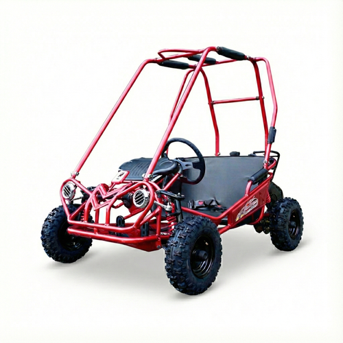 TrailMaster MINI XRS+ Go-Kart (TM-MINIXRS+) Red Driver Front