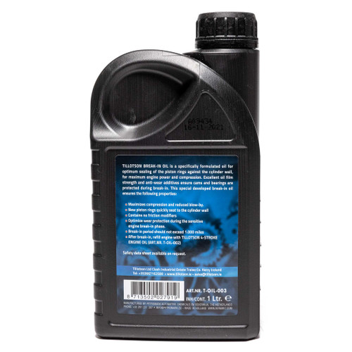 Tillotson Break-In Oil (T-OIL-003)