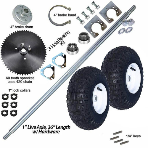 6" Live Axle Kit (6LAKIT)