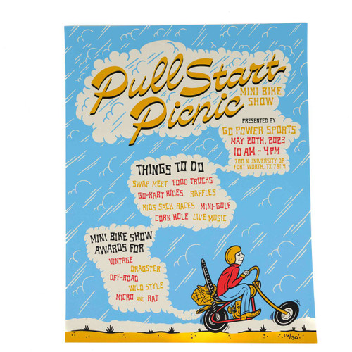 Pull Start Picnic 2023 Screen Printed Poster (PSP23POSTER)